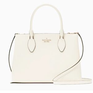 New Kate Spade Rae Medium Satchel Saffiano Meringue